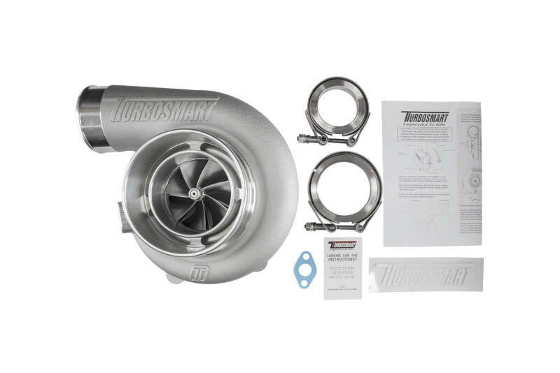 Turbosmart TS-2-7170B-VR107E - TURTS-2-7170B-VR107E - Turbosmart Water Cooled 7170 V-Band 1.07AR Externally Wastegated Reverse Rotation TS-2 Turbocharger - Shipped in Europe - Tuningsupply.com