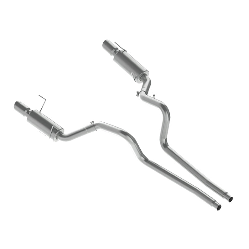 MBRP PS7269409 - MBRPS7269409 - MBRP 05-09 Ford Shelby GT500 / GT Dual Split Rear Street Version 4in Tips T409 Exhaust System - Shipped in Europe - Tuningsupply.com