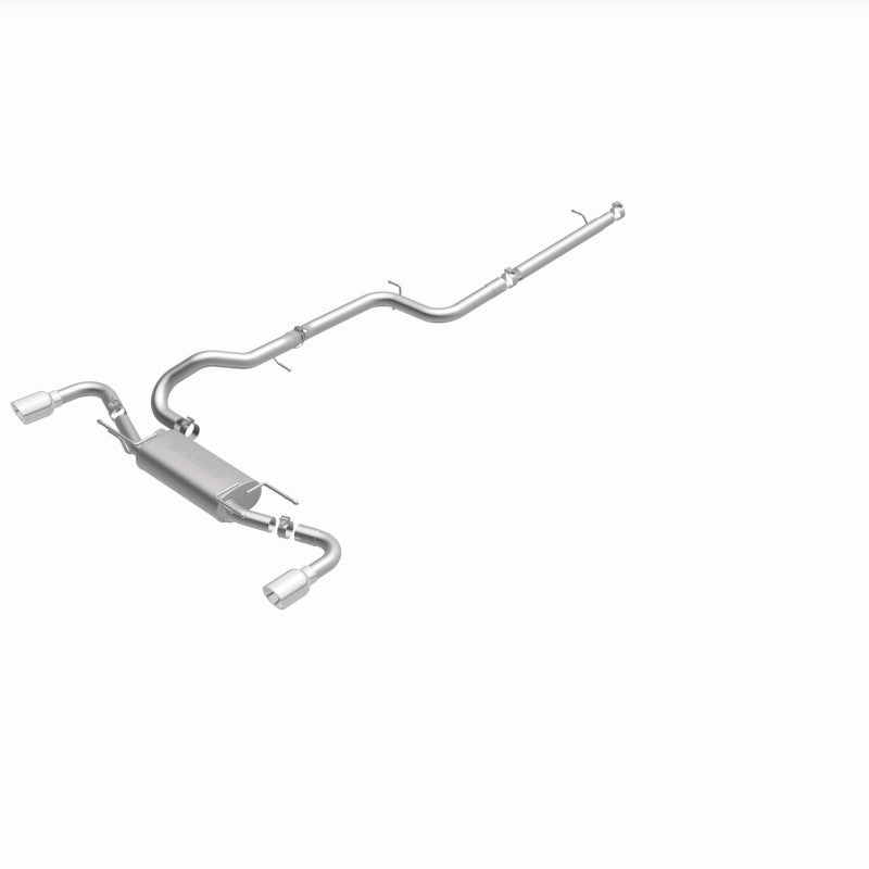 Magnaflow 15146 - MAG15146 - MagnaFlow 10-12 Mazda 3 L4 2.5L Hatchback Split Rear Exit Stainless Cat Back Performance Exhaust - Shipped in Europe - Tuningsupply.com