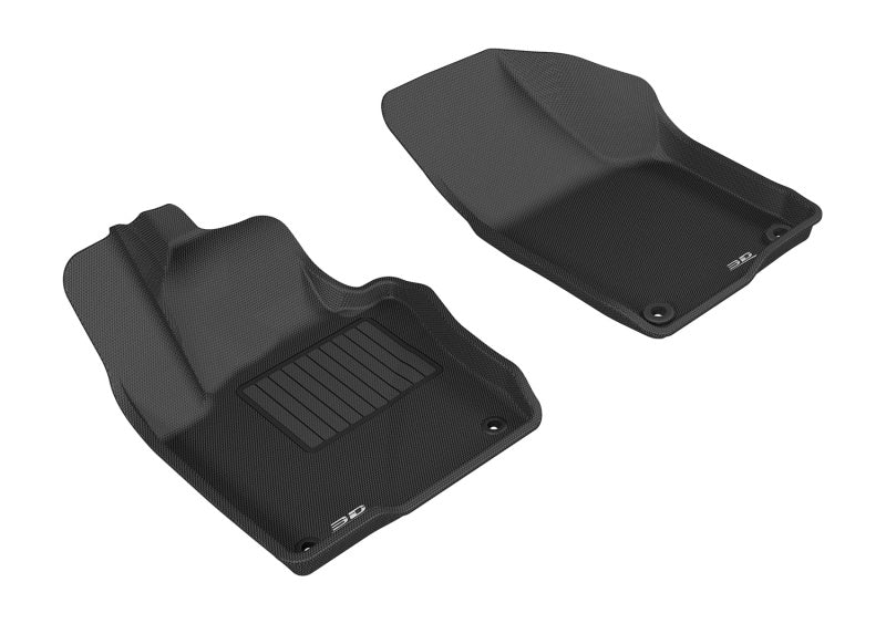 3D MAXpider L1VW05511509 - ACEL1VW05511509 - 3D MAXpider 2011-2018 Volkswagen Jetta Sedan Kagu 1st Row Floormat - Black - Shipped in Europe - Tuningsupply.com