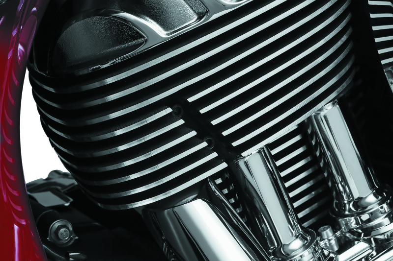 Kuryakyn 7187 - KUR7187 - Kuryakyn Exhaust Port Fillers For Indian Black & Raw - Shipped in Europe - Tuningsupply.com