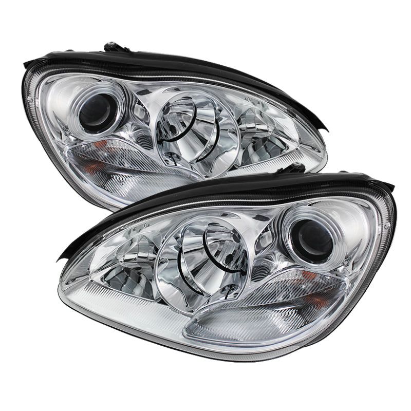 SPYDER 5070036 - SPY5070036 - Spyder Mercedes Benz S-Class 03-06 Projector Headlights Xenon/HID Model- Chrm PRO-YD-MBW220-HID-C - Shipped in Europe - Tuningsupply.com