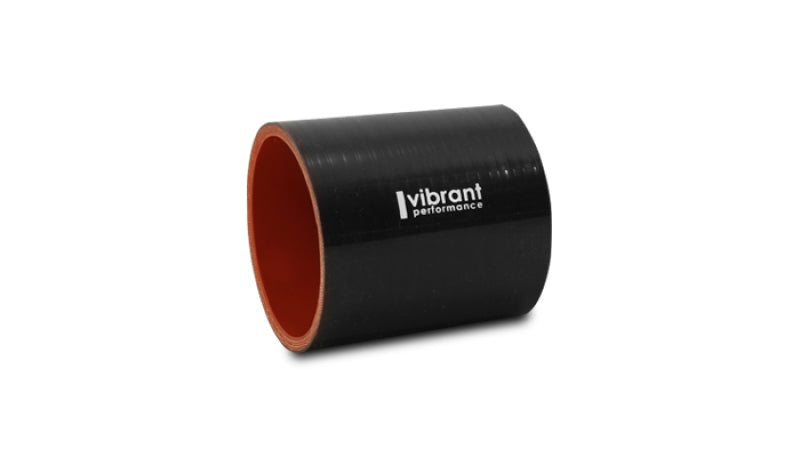 Vibrant 19813 - VIB19813 - Vibrant Silicone Straight Hose Coupler 1.875in ID x 3.00in Long - Gloss Black - Shipped in Europe - Tuningsupply.com
