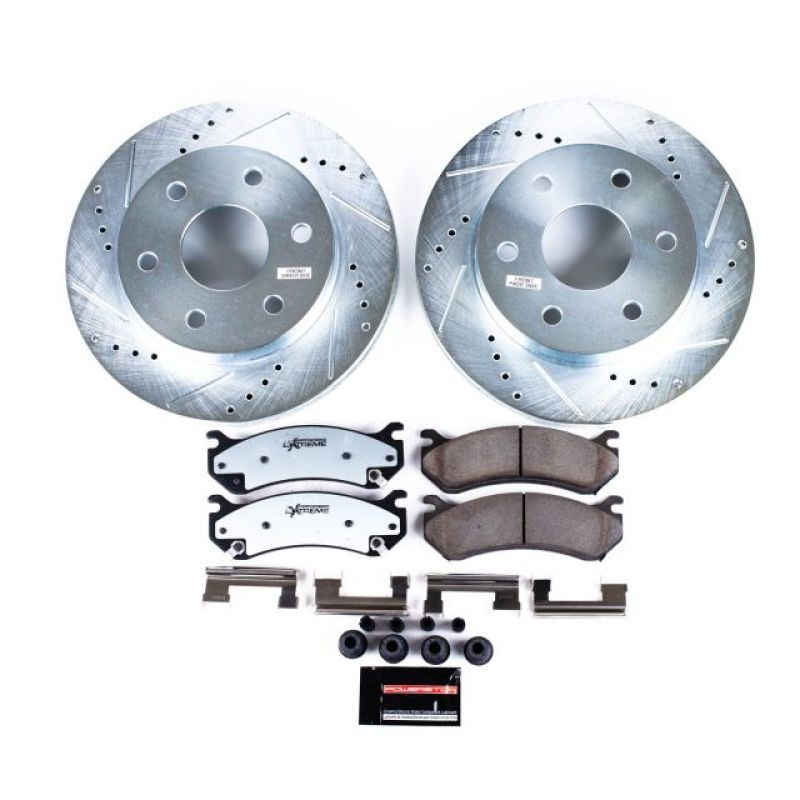 PowerStop K2009-36 - PSBK2009-36 - Power Stop 02-06 Cadillac Escalade Front Z36 Truck & Tow Brake Kit - Shipped in Europe - Tuningsupply.com