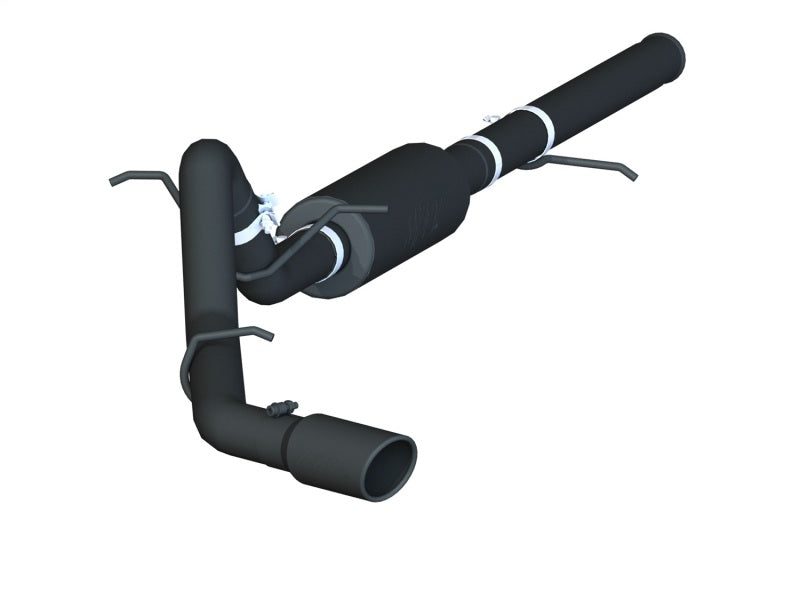 MBRP PS5080BLK - MBRPS5080BLK - MBRP 14-17 Chevrolet Silverado 1500 4.3/5.3L 3in Cat Back Single Side Exit Black Exhaust - Shipped in Europe - Tuningsupply.com