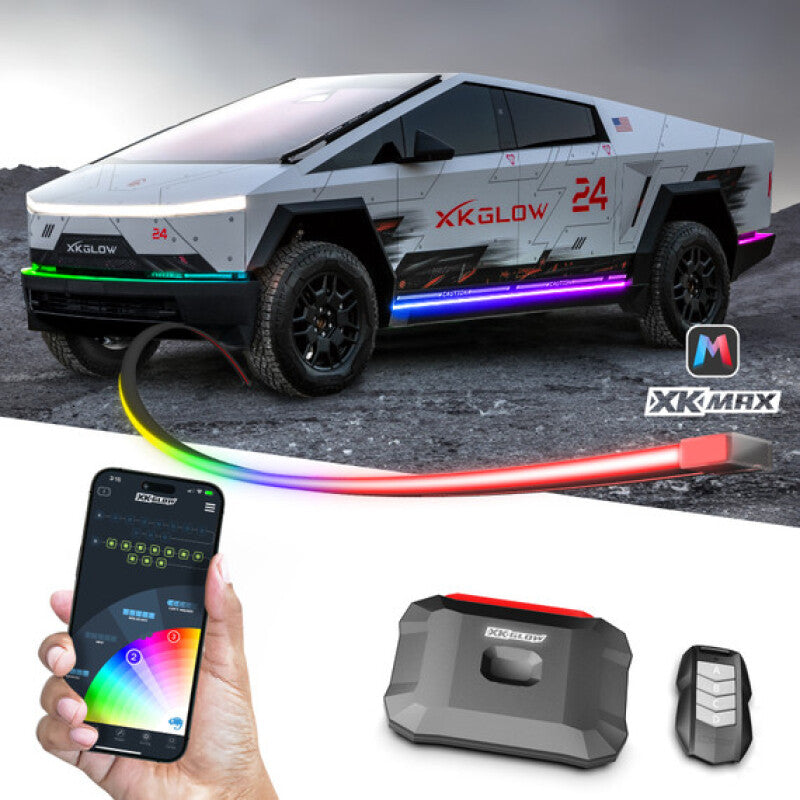 XKGLOW MX-BG-CT - XKGMX-BG-CT - XK Glow Tesla Cybertruck XKmax Body Gap Kit - Shipped in Europe - Tuningsupply.com