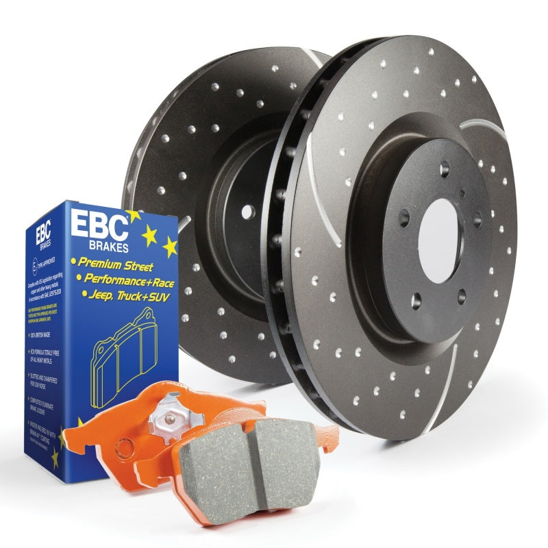 EBC S8KF1238 - EBCS8KF1238 - EBC S8 Kits Orangestuff Pads and GD Rotors - Shipped in Europe - Tuningsupply.com
