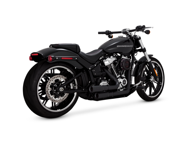 Vance and Hines 46884 - VAH46884 - Vance & Hines HD Sportster 04-13 Mini Grenades Black Full System Exhaust - Shipped in Europe - Tuningsupply.com