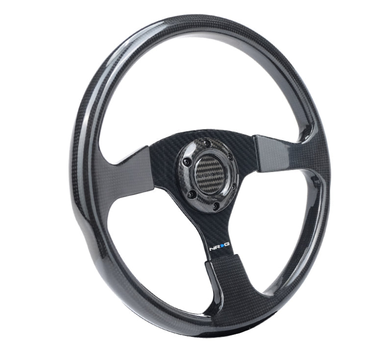 NRG ST-012CF - NRGST-012CF - NRG Carbon Fiber Steering Wheel 350mm - Shipped in Europe - Tuningsupply.com
