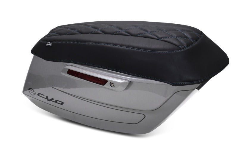 Mustang Motorcycle 88470SB - MMP88470SB - Mustang 23-25 Harley CVO Road Glide (ST) Deluxe Diamond Saddlebag Lid Covers - Shipped in Europe - Tuningsupply.com