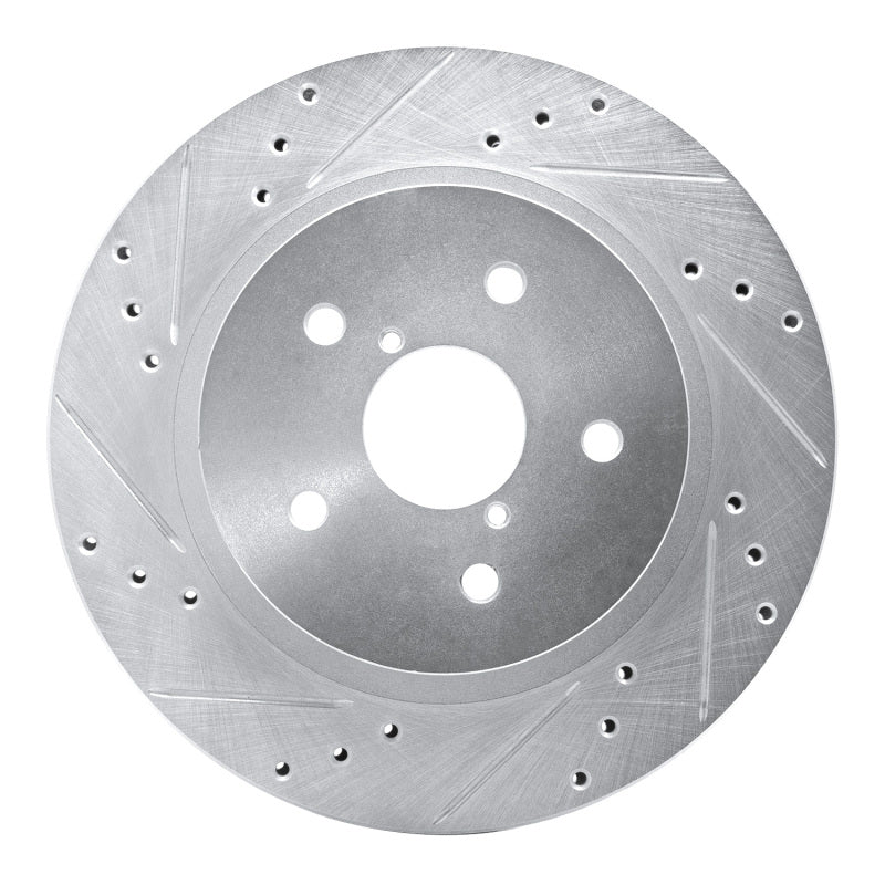 R1 Concepts 631-13028L - RNC631-13028L - R1 2015-2025 Subaru Outback Rear Left Drilled & Slotted Silver Brake Rotor - Shipped in Europe - Tuningsupply.com
