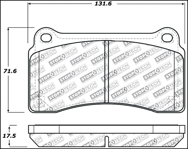 Stoptech 309.13830 - STO309.13830 - StopTech Performance Brake Pads - Shipped in Europe - Tuningsupply.com