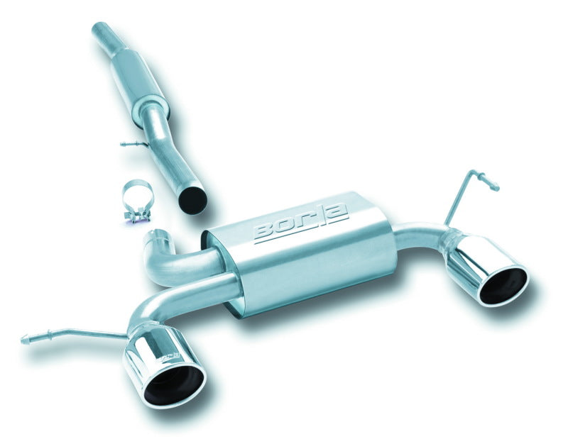 Borla 14957 - BOR14957 - Borla 01-06 Audi TT Quattro 1.8T 225HP MT AWD 2dr Single Split Rear Exit SS Catback Exhaust - Shipped in Europe - Tuningsupply.com