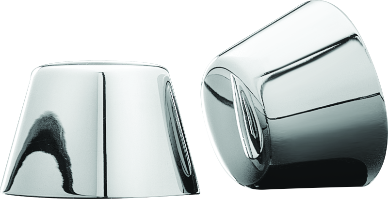 Kuryakyn 1201 - KUR1201 - Kuryakyn Front Axle Nut Caps Chrome - Shipped in Europe - Tuningsupply.com
