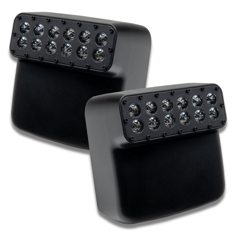 ORACLE Lighting 5855-001 - ORL5855-001 - Oracle Lighting LED Off-Road Side Mirrors for Jeep Wrangler JL / Gladiator JT - Shipped in Europe - Tuningsupply.com