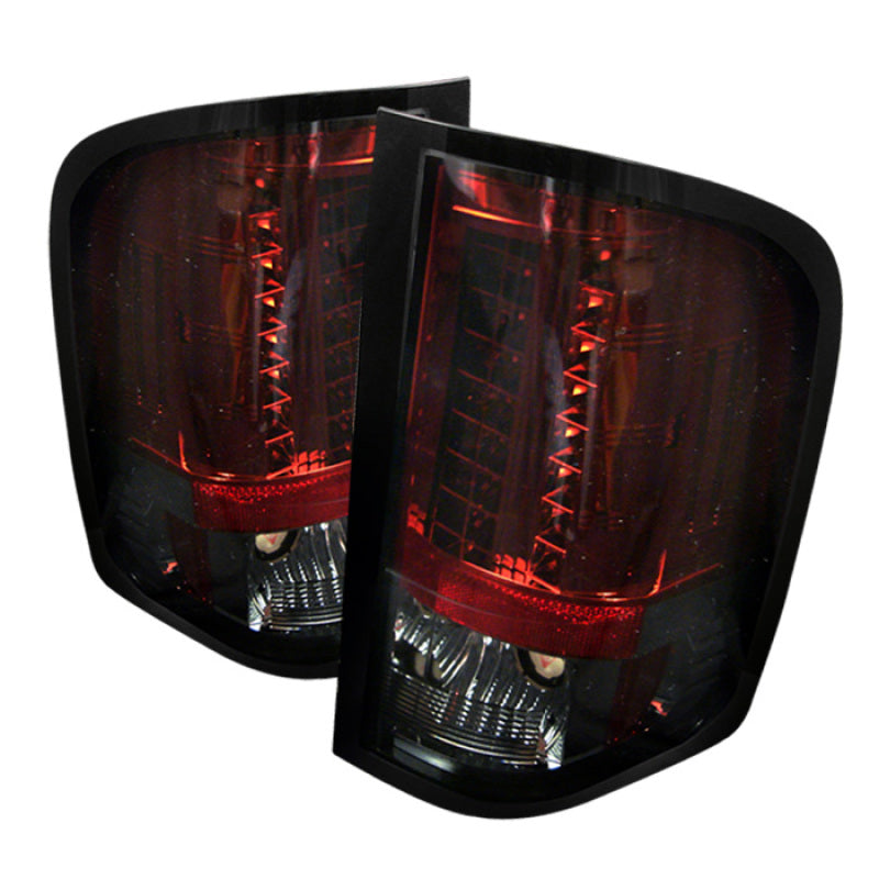 SPYDER 5001801 - SPY5001801 - Spyder Chevy Silverado 07-13 LED Tail Lights Red Smoke ALT-YD-CS07-LED-RS - Shipped in Europe - Tuningsupply.com