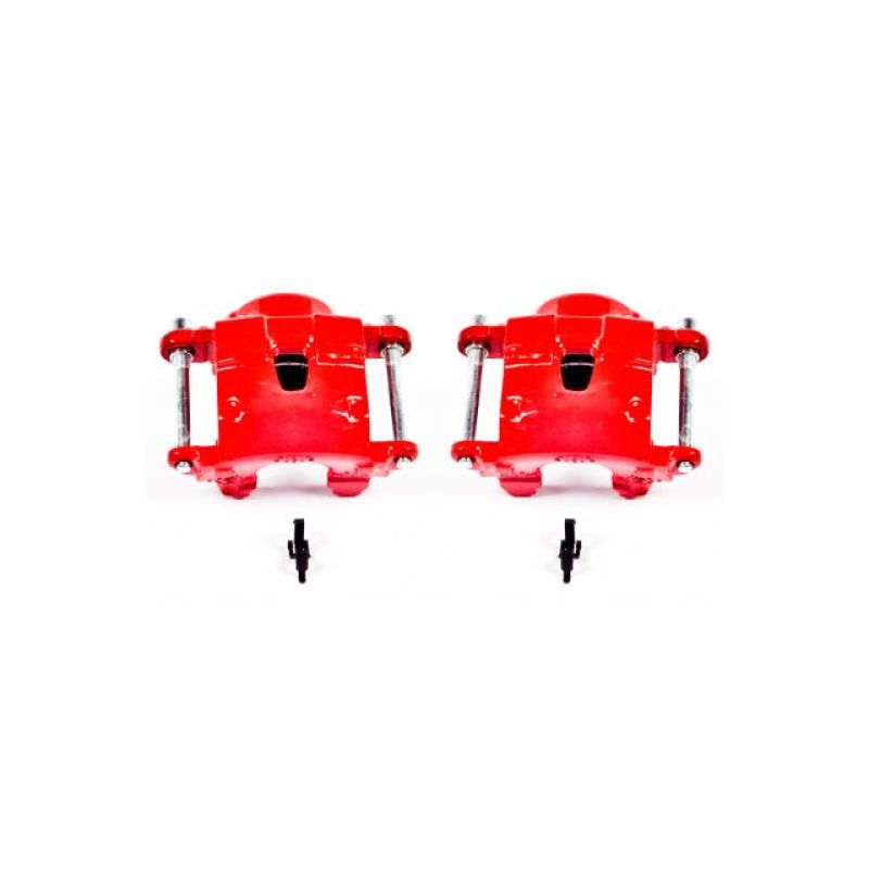PowerStop S4071 - PSBS4071 - Power Stop 78-85 Avanti II Front Red Calipers w/o Brackets - Pair - Shipped in Europe - Tuningsupply.com