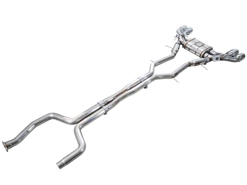 AWE Tuning 3025-42562 - AWE3025-42562 - AWE Tuning 22-26 Cadillac CT5-V Blackwing SwitchPath Exhaust - Chrome Silver Tips - Shipped in Europe - Tuningsupply.com