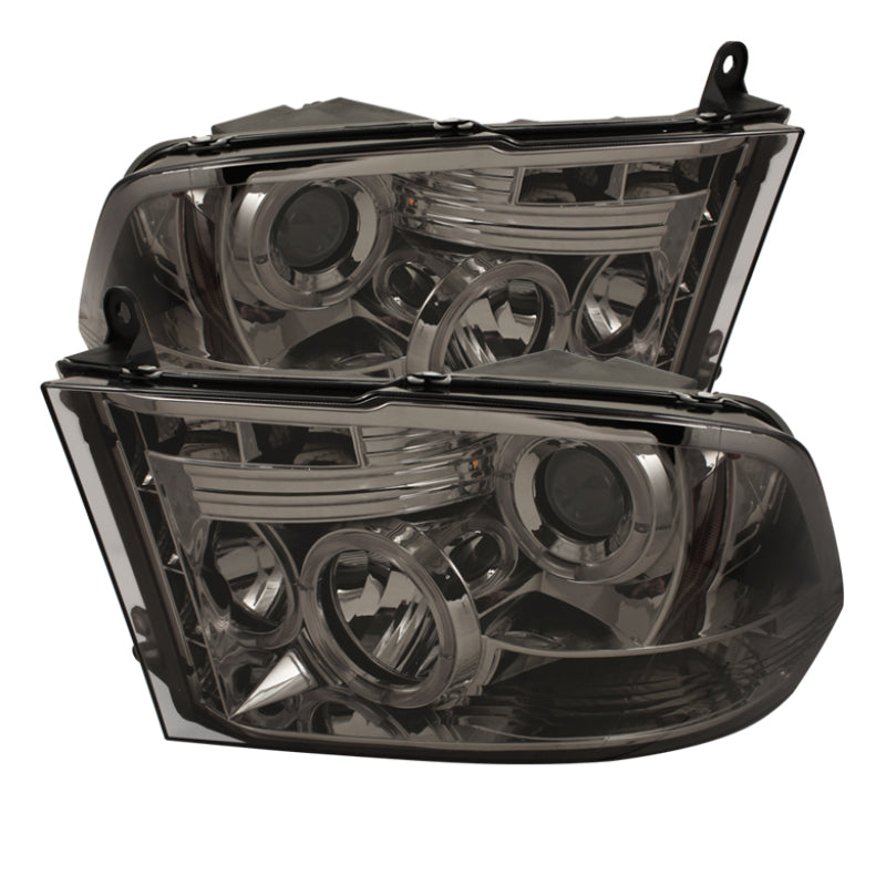 SPYDER 5010056 - SPY5010056 - Spyder Dodge Ram 1500 09-14 10-14 Projector Headlights Halogen- LED Halo LED- Smke PRO-YD-DR09-HL-SM - Shipped in Europe - Tuningsupply.com
