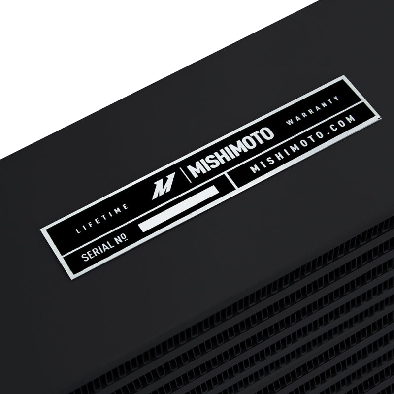 Mishimoto MMOC-SSO-10BK - MISMMOC-SSO-10BK - Mishimoto Heavy-Duty Oil Cooler - 10in. Same-Side Outlets - Black - Shipped in Europe - Tuningsupply.com