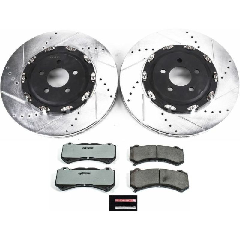 PowerStop K6795-26 - PSBK6795-26 - Power Stop 15-20 Dodge Charger Front Z26 Street Brake Kit - Shipped in Europe - Tuningsupply.com