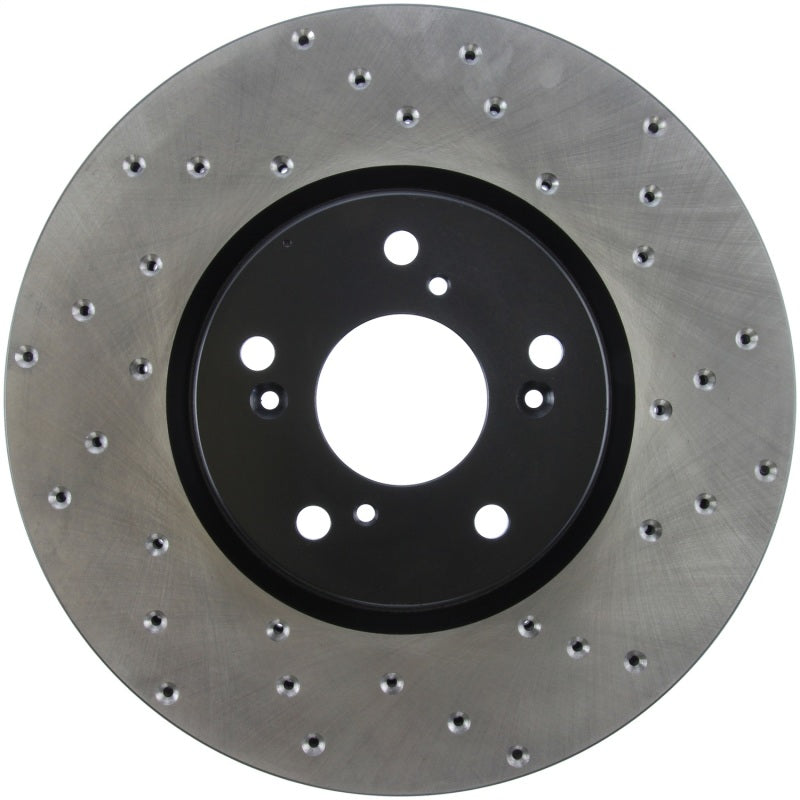 Stoptech 128.40062L - STO128.40062L - StopTech 04-08 Acura TL/TL-S Brembo Drilled Left Front Rotor - Shipped in Europe - Tuningsupply.com
