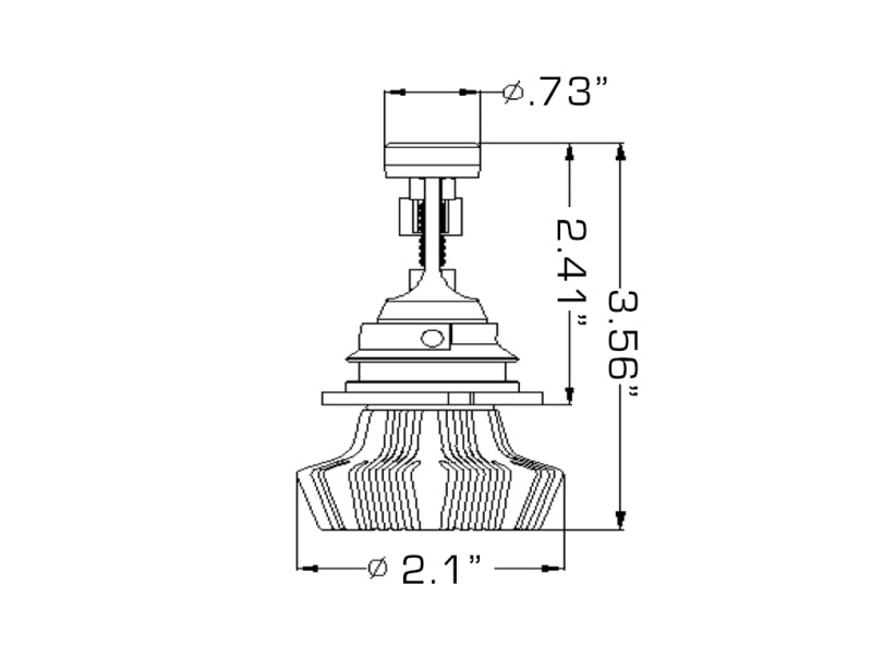 ORACLE Lighting 5238-001 - ORL5238-001 - Oracle 9004 4000 Lumen LED Headlight Bulbs (Pair) - 6000K - Shipped in Europe - Tuningsupply.com