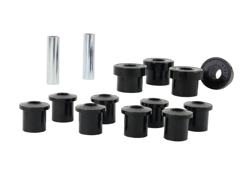 Whiteline W73814 - WHLW73814 - Whiteline 1976-1983 Jeep CJ5 Spring - Eye Front/Rear And Shackle Bushing - Shipped in Europe - Tuningsupply.com