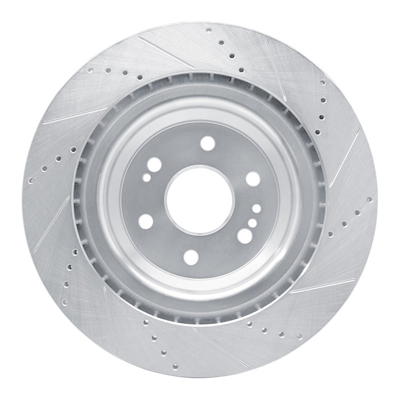 R1 Concepts 631-47079L - RNC631-47079L - R1 14-20 Cadillac Escalade ESV Front Left Drilled & Slotted Silver Brake Rotor - Shipped in Europe - Tuningsupply.com