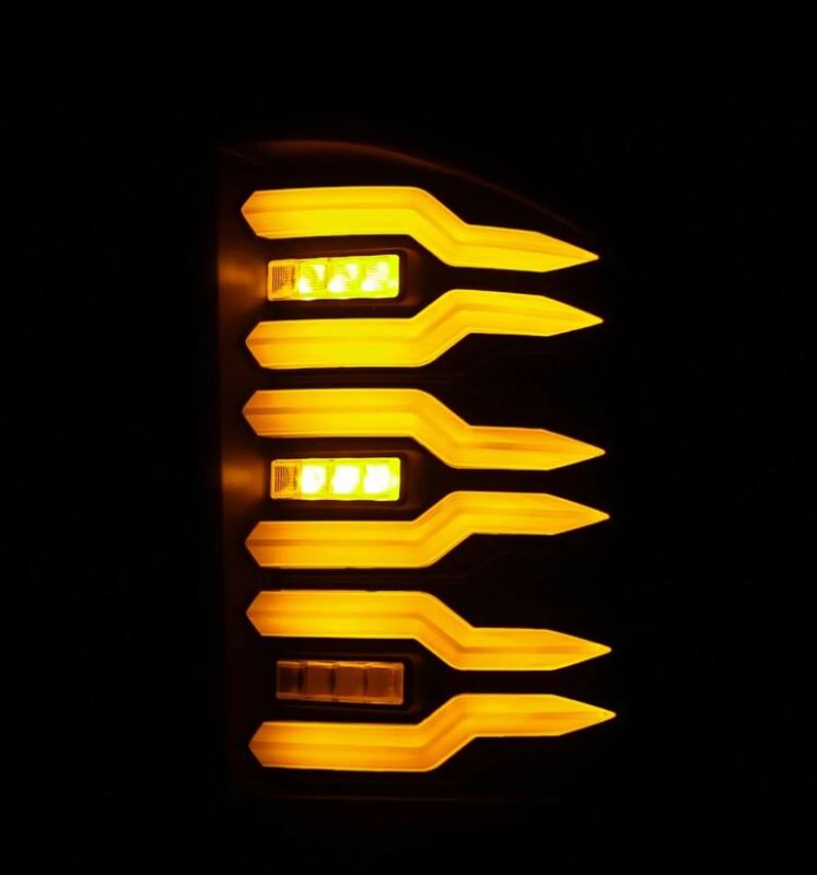 AlphaRex 620080 - ARX620080 - AlphaRex 07-14 Chevrolet Silverado 1500/2500HD/3500HD Luxx-Series LED Tail Lights Blk w/Smoked Lens - Shipped in Europe - Tuningsupply.com