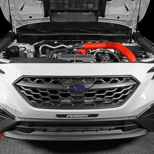 Perrin Performance PSP-ITR-441SL/RD - PERPSP-ITR-441SL/RD - PERRIN 22-25 Subaru WRX Front Mount Intercooler Kit (Red Tubes & Silver Core) - Shipped in Europe - Tuningsupply.com