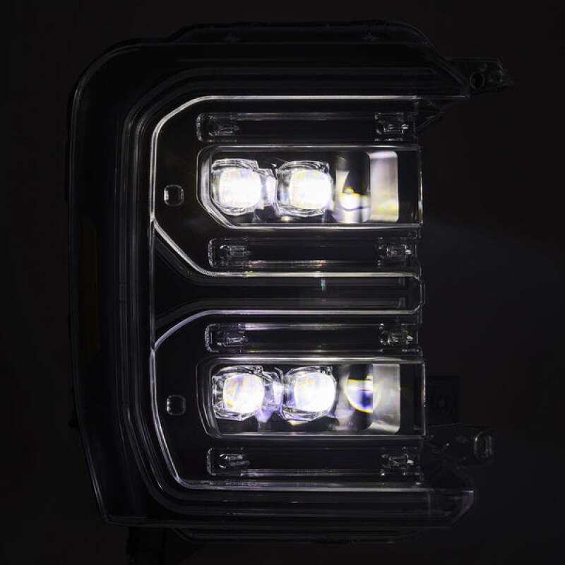 AlphaRex 880895 - ARX880895 - AlphaRex 23-26 Ford F-250 SD NOVA LED Proj Headlights Blk w/Activ Light/Seq Signal/Switchback - Shipped in Europe - Tuningsupply.com