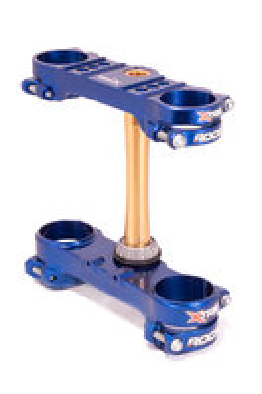 XTrig 501350701201 - XTR501350701201 - XTrig 2019 Sherco 125-500 SC / SCF/ SE / SEF ROCS Tech Triple Clamp 24 mm. Offset M12 - Blue KYB - Shipped in Europe - Tuningsupply.com