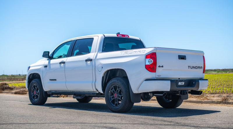 Borla 140333BC - BOR140333BC - Borla 07-21 Toyota Tundra w/ Long Bed Cat-Back Touring SS Catback Exhaust w/ Black Chrome Tips - Shipped in Europe - Tuningsupply.com