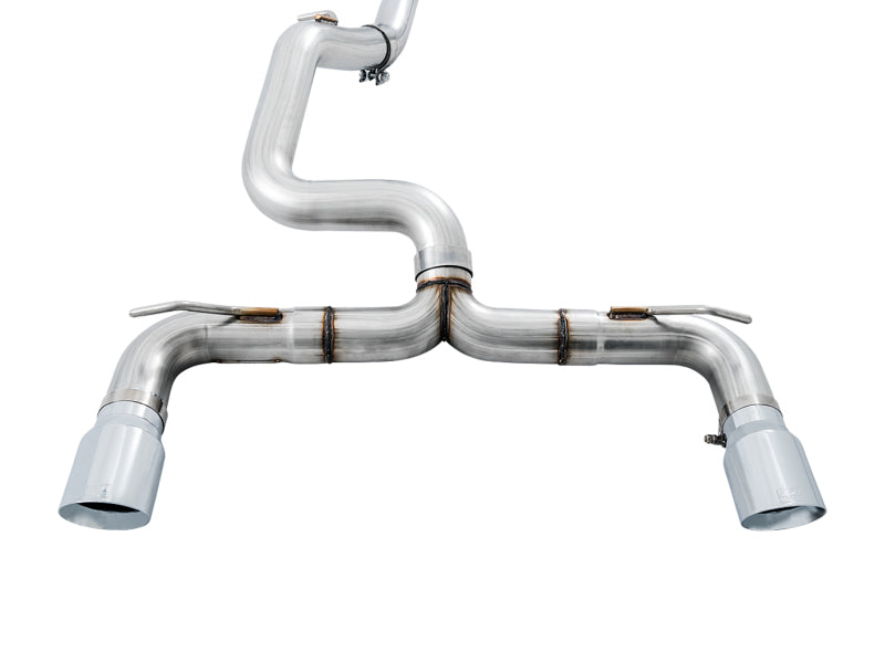 AWE Tuning 3020-32030 - AWE3020-32030 - AWE Tuning Ford Focus RS Track Edition Cat-back Exhaust - Chrome Silver Tips - Shipped in Europe - Tuningsupply.com