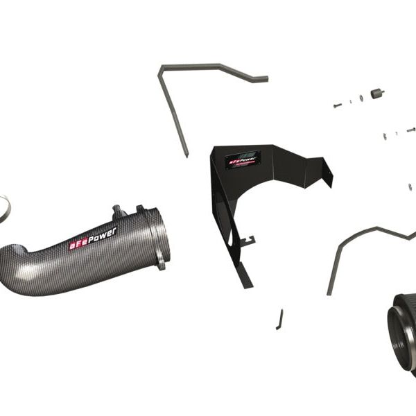 aFe 51-12162-C - AFE51-12162-C - aFe POWER Magnum FORCE Carbon Fiber Stage 2 Track Series Pro Dry S CAIS - 11-18 Dodge Challenger V8 - Shipped in Europe - Tuningsupply.com