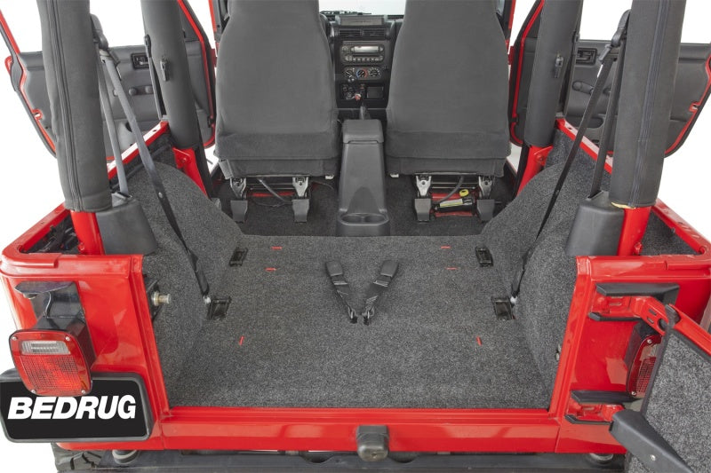 BedRug - BEDBRTJ97R - BedRug 97-06 Jeep TJ Rear Cargo Kit (Incl Tailgate) - Shipped in Europe - Tuningsupply.com
