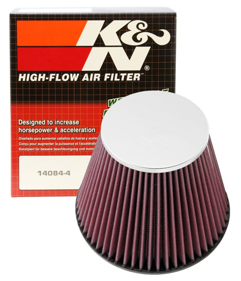 K&N Engineering RF-1048 - KNNRF-1048 - K&N Round Tapered Universal Air Filter 6in Flange ID x 7.5in Base OD x 4.5in Top OD x 6in H - Shipped in Europe - Tuningsupply.com