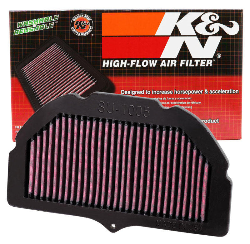 K&N Engineering SU-1005 - KNNSU-1005 - K&N 05-08 Suzuki GSXR 1000 Replacement Air Filter - Shipped in Europe - Tuningsupply.com
