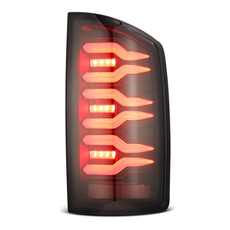 AlphaRex 641040 - ARX641040 - AlphaRex 07-08 Dodge Ram 1500/07-09 Dodge Ram 2500+3500 Luxx-Series LED Tail Lights (Pair) Black - Shipped in Europe - Tuningsupply.com
