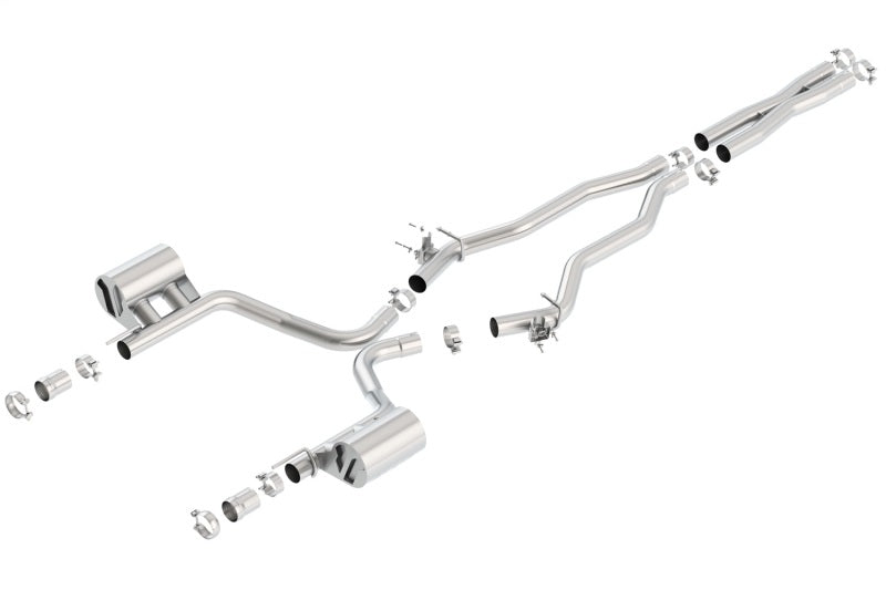Borla 140678 - BOR140678 - Borla 15-16 Dodge Challenger SRT/Scat Pcak 6.4L V8 ATAK Catback Exhaust - Shipped in Europe - Tuningsupply.com