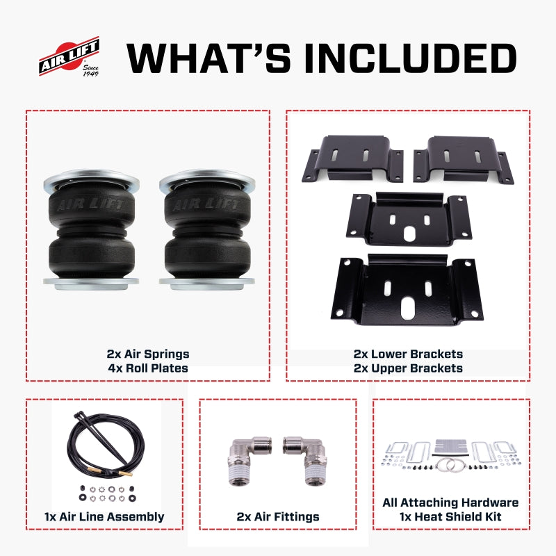 Air Lift 57356 - ALF57356 - Air Lift 24-26 Ford Ranger 4WD LoadLifter 5000 Air Spring Kit - Shipped in Europe - Tuningsupply.com