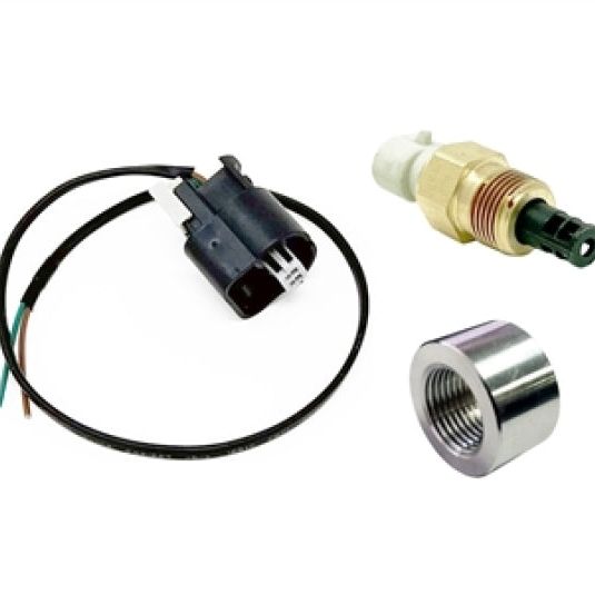 Torque Solution TS-ES-IAT-GMPA - TQSTS-ES-IAT-GMPA - Torque Solution Fast Response SD IAT Sensor Kit GM Style IAT Sensor w/ Pigtail & Aluminum Weld Bung - Shipped in Europe - Tuningsupply.com