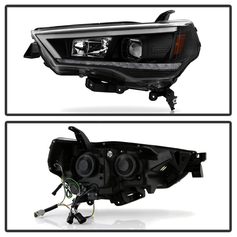 SPYDER 5088154 - SPY5088154 - Spyder 14-20 Toyota 4Runner Projector Headlights w/Seq. LED Turn Sig. LED White Light Bar Park Light - Shipped in Europe - Tuningsupply.com