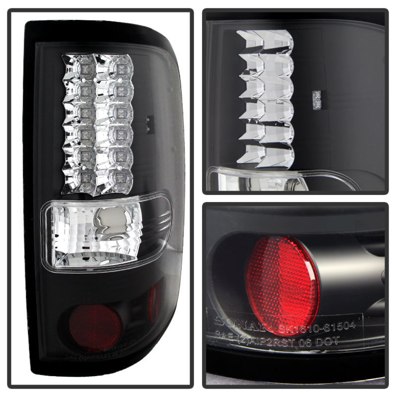 SPYDER 5003249 - SPY5003249 - Spyder Ford F150 Styleside 04-08 (Not Fit Heritage & SVT)LED Tail Lights Black ALT-YD-FF15004-LED-BK - Shipped in Europe - Tuningsupply.com