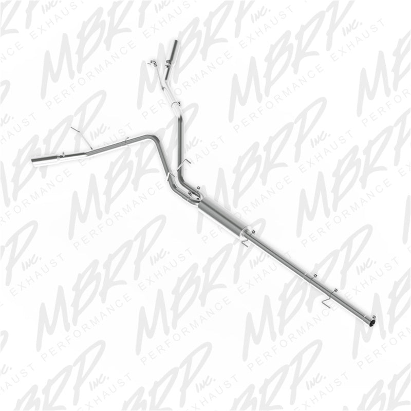 MBRP PS5144409 - MBRPS5144409 - MBRP 2009 Dodge Ram 1500 5.7L Cat Back Dual Split Side - Shipped in Europe - Tuningsupply.com