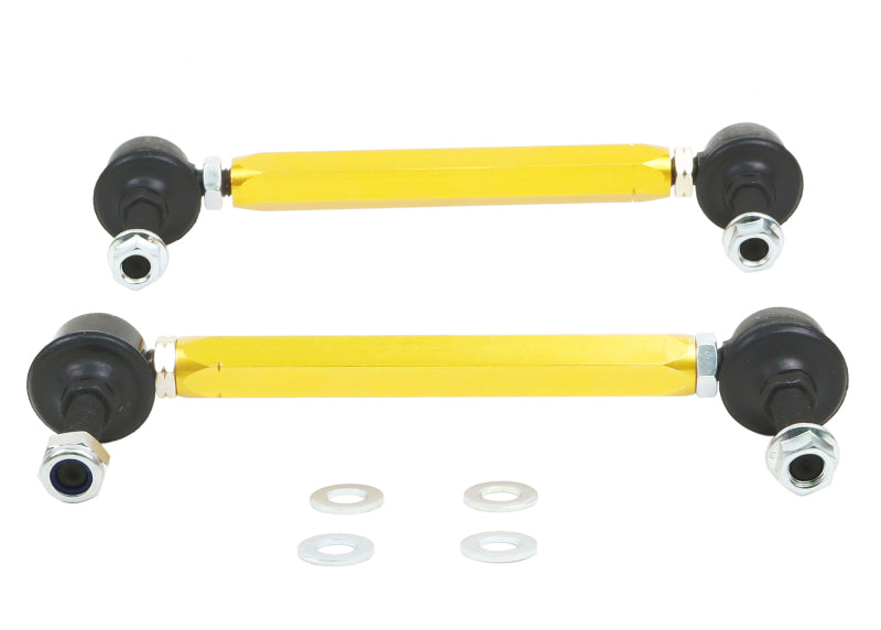 Whiteline KLC140-195 - WHLKLC140-195 - Whiteline Universal Swaybar Link Kit-Heavy Duty Adj Steel Ball w/ 10mm Ball/Ball - Shipped in Europe - Tuningsupply.com