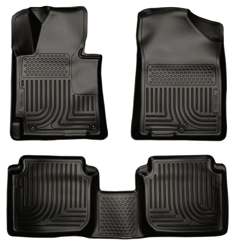 Husky Liners 98891 - HSL98891 - Husky Liners 2011 Hyundai Elantra WeatherBeater Combo Black Floor Liners - Shipped in Europe - Tuningsupply.com