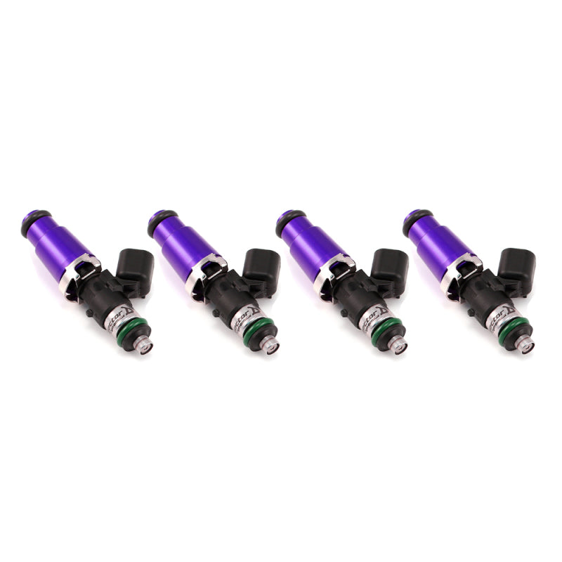 Injector Dynamics 1300.60.14.14.4 - IDX1300.60.14.14.4 - Injector Dynamics 1340cc Injectors - 60mm Length - 14mm Purple Top - 14mm Lower O-Ring (Set of 4) - Shipped in Europe - Tuningsupply.com