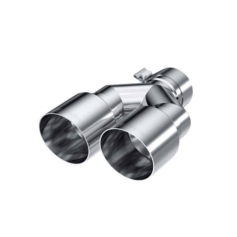 MBRP PT5170 - MBRPT5170 - MBRP Universal T304 SS Dual Tip 3.5in OD/2.5in Inlet - Shipped in Europe - Tuningsupply.com